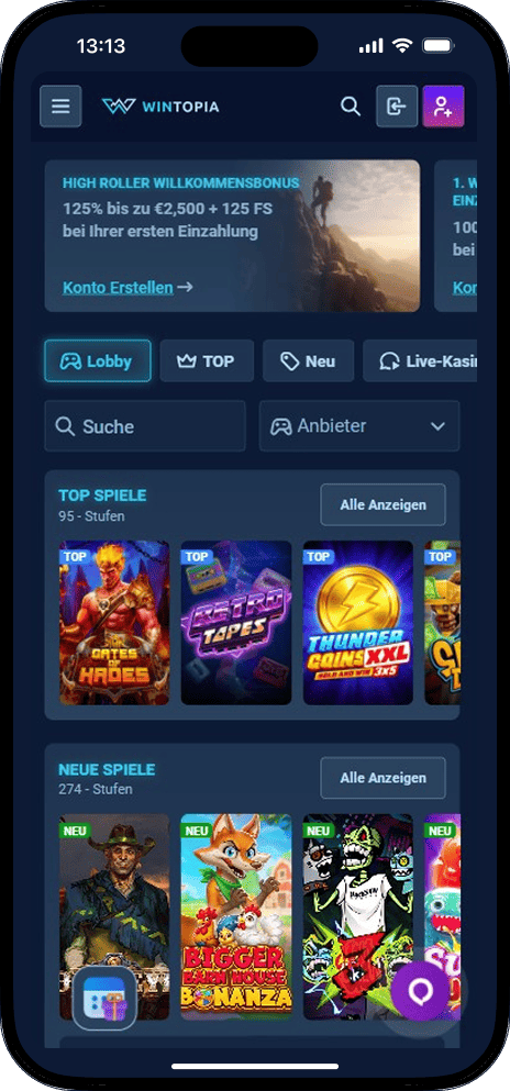Wintopia Spiele
